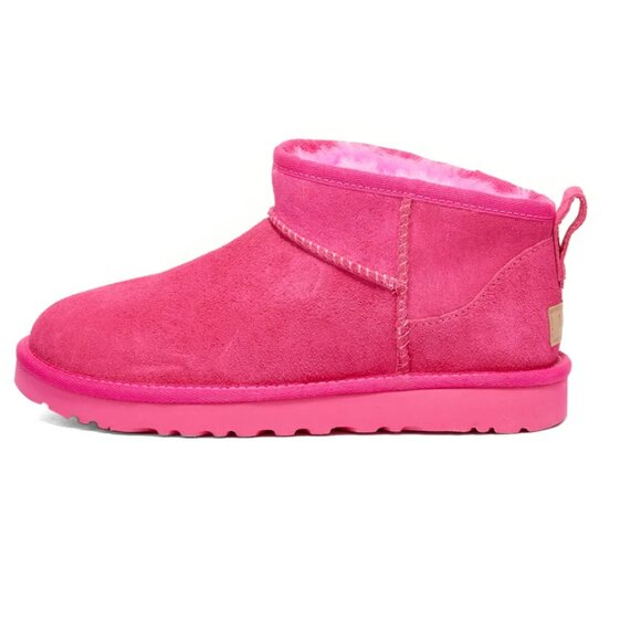 NIB UGG CLASSIC ULTRA MINI BOOT Taffy Pink - Picture 4 of 17